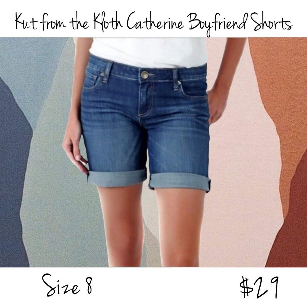 Kut from the Kloth Catherine Boyfriend Shorts 8